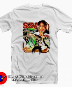 Vintage Sza CTRL Good Days Bootleg Graphic T-Shirt On Sale