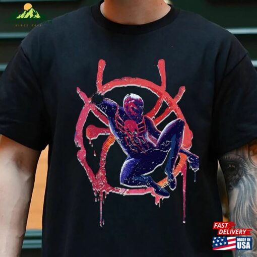 Vintage The Amazing Spider 2099 Shirt Across Miguel O Hara Classic Unisex