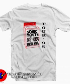 Vintage The Amps  Sonic Youth Tour 95 T-shirt On Sale