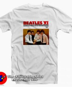 Vintage The Beatles VI Album Unisex T-shirt On Sale