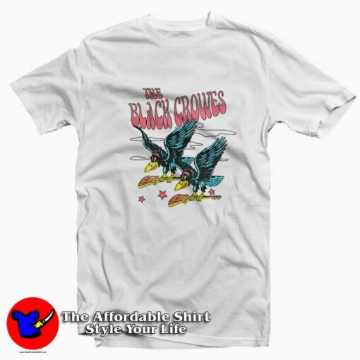 Vintage The Black Crowes Flying Unisex T-shirt On Sale