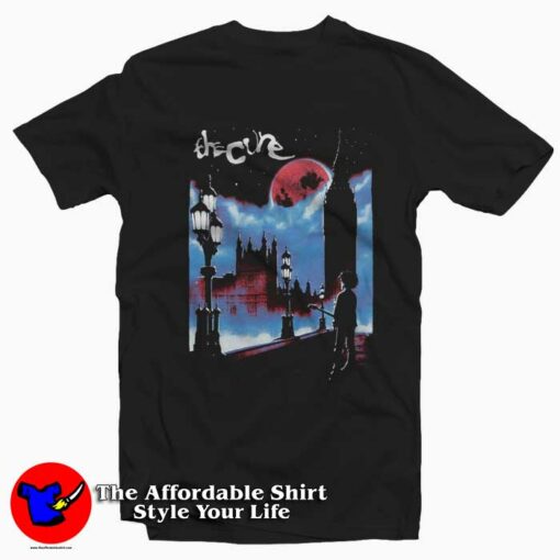 Vintage The Cure London Cityscape Graphic T-Shirt On Sale