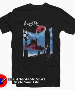 Vintage The Cure London Cityscape Graphic T-Shirt On Sale