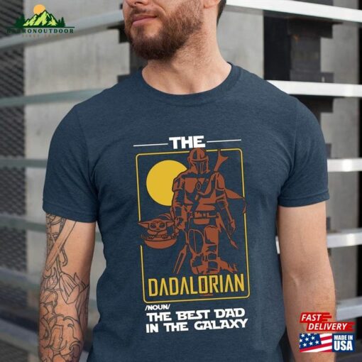 Vintage The Dadalorian Shirt This Is Way Fathers Day Tee T-Shirt Hoodie