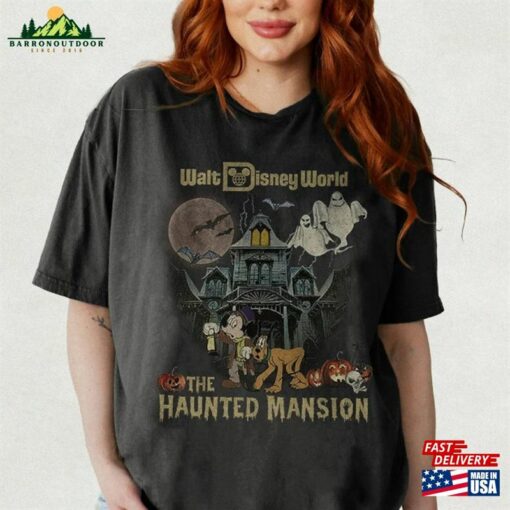 Vintage The Haunted Mansion Shirt Horror Movie Disneyland Hoodie Sweatshirt