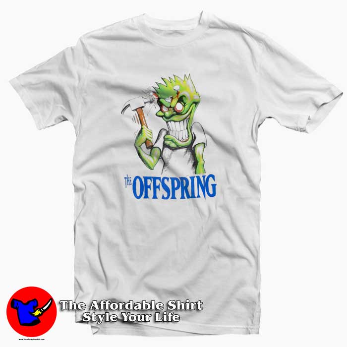 Vintage The Offspring Hammered NoFX Green Day T-shirt On Sale Vintage The Offspring Hammered NoFX Green Day T-shirt On Sale