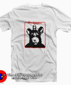 Vintage The Stooges Iggy Pop Rock Band T-shirt On Sale Vintage The Stooges Iggy Pop Rock Band T-shirt On Sale