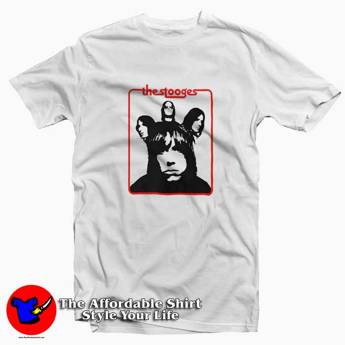 Vintage The Stooges Iggy Pop Rock Band T-shirt On Sale Vintage The Stooges Iggy Pop Rock Band T-shirt On Sale
