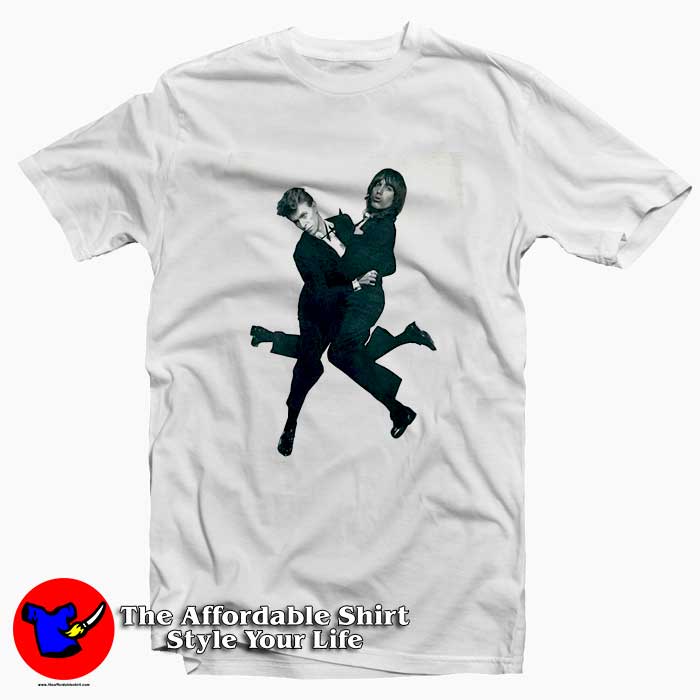 Vintage The Stooges Iggy and Bowie Hug T-Shirt On Sale Vintage The Stooges Iggy and Bowie Hug T-Shirt On Sale