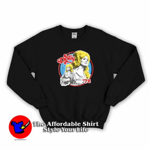 Vintage Tour Dolly Parton 72  Unisex Sweatshirt On Sale