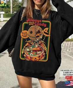 Vintage Trick Or Treat Always Check Your Candy T-Shirt Halloween 2023 Sweatshirt Classic Unisex Vintage Trick Or Treat Always Check Your Candy T-Shirt Halloween 2023 Sweatshirt Classic Unisex