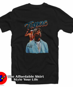 Vintage Tupac The World Hip Hop Stars T-Shirt On Sale