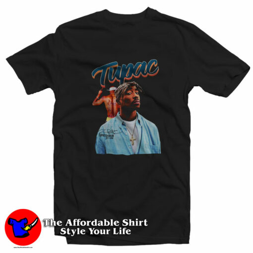 Vintage Tupac The World Hip Hop Stars T-Shirt On Sale