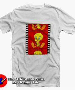Vintage Tweety Film Strip Warner Bros T-Shirt On Sale