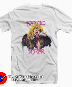 Vintage Twisted Sister Tour Graphic Unisex T-Shirt On Sale