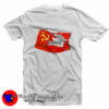 Vintage USSR The Party is Over Black T-Shirt On Sale