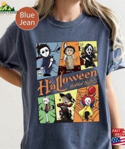 Vintage Universal Studios Halloween Horror Nights Shirt Retro Characters Group Orlando Unisex T-Shirt 2 Vintage Universal Studios Halloween Horror Nights Shirt Retro Characters Group Orlando Unisex T Shirt 3