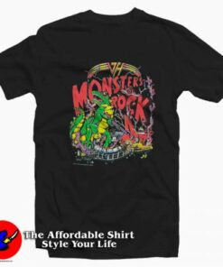 Vintage Van Halen Monsters Of Rock Graphic T-Shirt On Sale