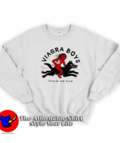 Vintage Viagra Boys Band Call Of The Wild Sweatshirt On Sale