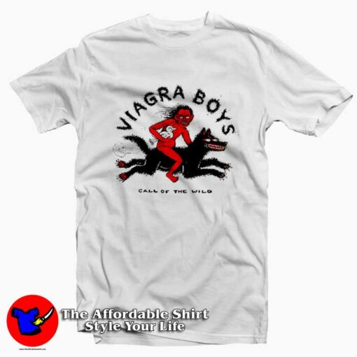 Vintage Viagra Boys Band Call Of The Wild T-shirt On Sale