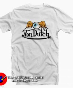Vintage Von Dutch Logo Graphic Unisex T shirt On Sale 2