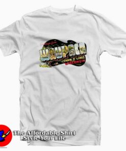 Vintage Waupaca Chain O Lakes Wisconsin T-shirt On Sale