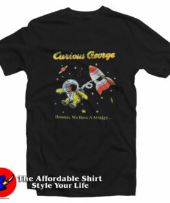 Vintage We Have a Monkey Curious George T-Shirt On Sale