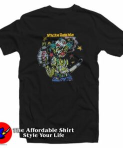 Vintage White Zombie Astro Creep Graphic T-Shirt On Sale
