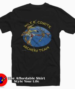 Vintage Wile E Coyote Archery Team T-Shirt On Sale