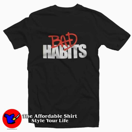 Vlone x Nav Bad Habits Drip Vintage T-shirt On Sale