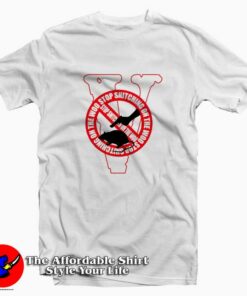 Vlone x Pop Smoke Stop Snitching Red T-shirt On The Woo