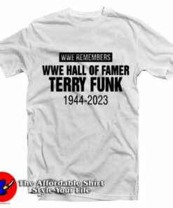 WWE Hall Of Famer The Legendary Terry Funk Graphic T-Shirt On Sale