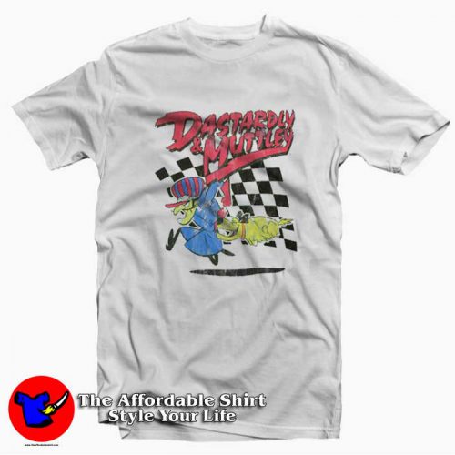 Wacky Races Dastardly & Muttley Vintage T-shirt On Sale Wacky Races Dastardly & Muttley Vintage T-shirt On Sale