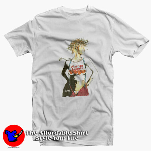 Warrior Angels Hellfire Punk Girl Unisex T-Shirt On Sale