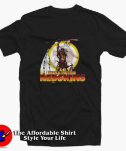 Washington Redskins Indian Chief Warrior T-Shirt On Sale