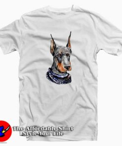 Watercolor Doberman National Dog Day T-shirt On Sale