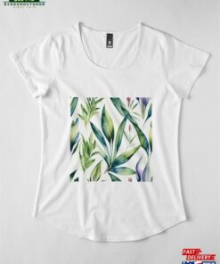 Watercolor Plants Premium Scoop T-Shirt Classic 3 Watercolor Plants Premium Scoop T Shirt Classic 4