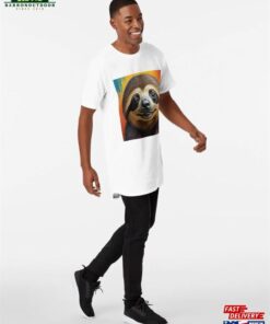 Watercolor Sloth Long T-Shirt Classic Watercolor Sloth Long T-Shirt Classic