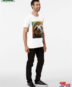 Watercolor Sloth Premium T Shirt Classic Sweatshirt 3