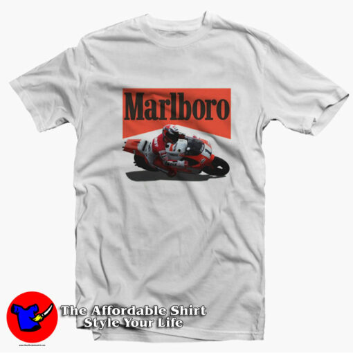 Wayne Rainey Marlboro Moto GP Vintage T-Shirt On Sale