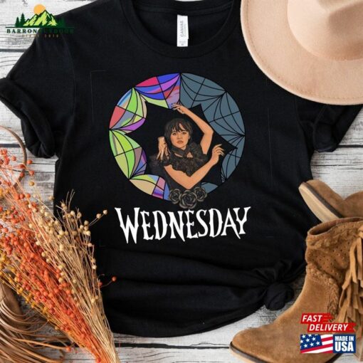 Wednesday Addams 2023 Shirt New Tv Series Horror Movies Netflix Sweatshirt T-Shirt