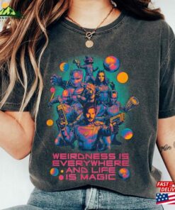 Weirdness Everywhere Shirt Marvel Movie 2023 Guardians Of The Galaxy Volume 3 Classic Hoodie