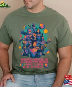 Weirdness Everywhere Shirt Marvel Movie 2023 Guardians Of The Galaxy Volume 3 Classic Hoodie 4