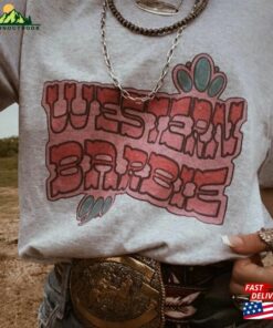 Western Barbie Graphic Tee T-Shirt Classic Western Barbie Graphic Tee T-Shirt Classic