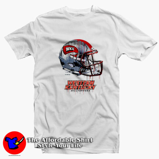 Western Kentucky Hilltoppers Football Helmet T-Shirt On Sale