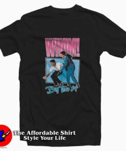 Wham Big Tour 84 George Michael Vintage T-shirt On Sale Wham Big Tour 84 George Michael Vintage T-shirt On Sale
