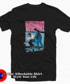 Wham Big Tour 84 George Michael Vintage T-shirt On Sale