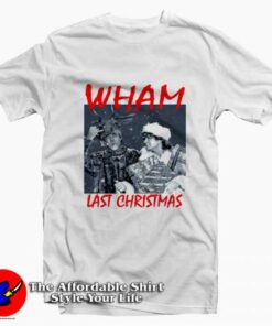 Wham Last Christmas George Michael Graphic T-Shirt On Sale