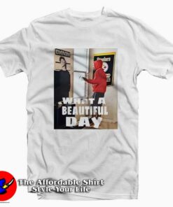 What A Beautiful Day With Eminem Picture T shirt Cheap 1