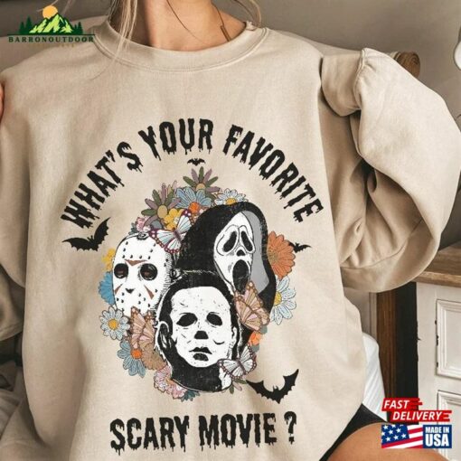 What’s Your Favorite Scary Movie Shirt Unisex Sweatshirt